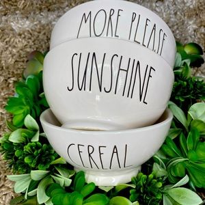 Rae dunn three set of bowls